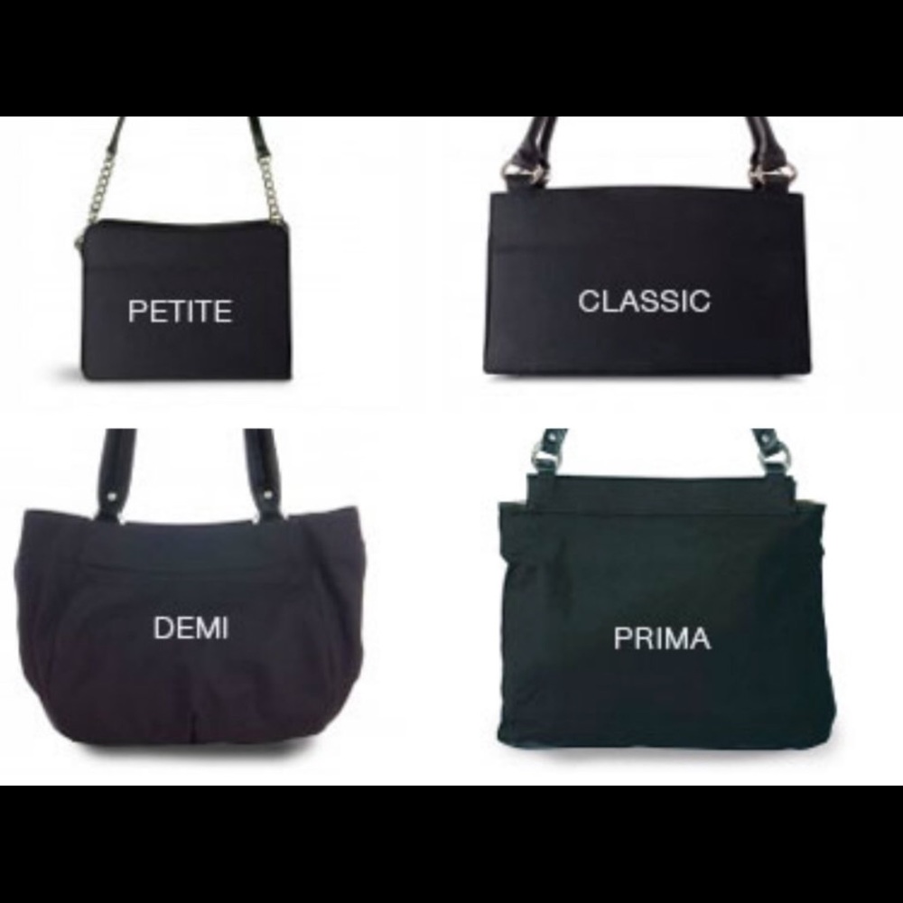 Miche Interchangeable Bags Comes In 4 Sizes.
